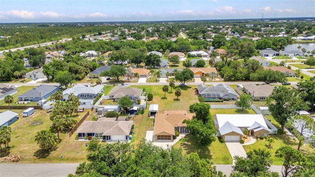 aerial perspective of suburban area