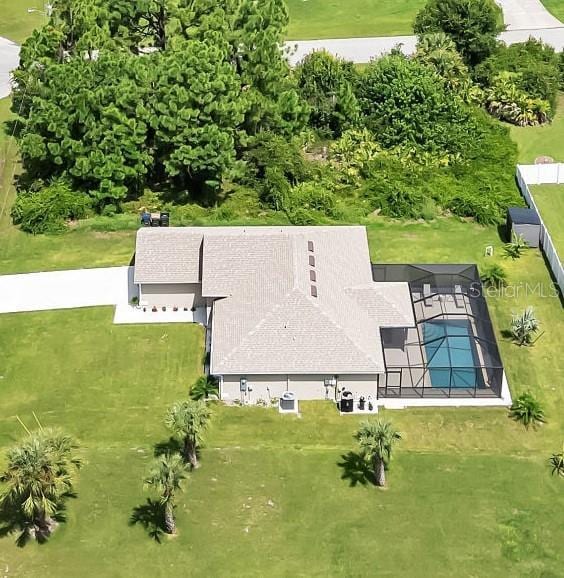 7664 Meroni Blvd, North Port, FL 34291 - view from above of property