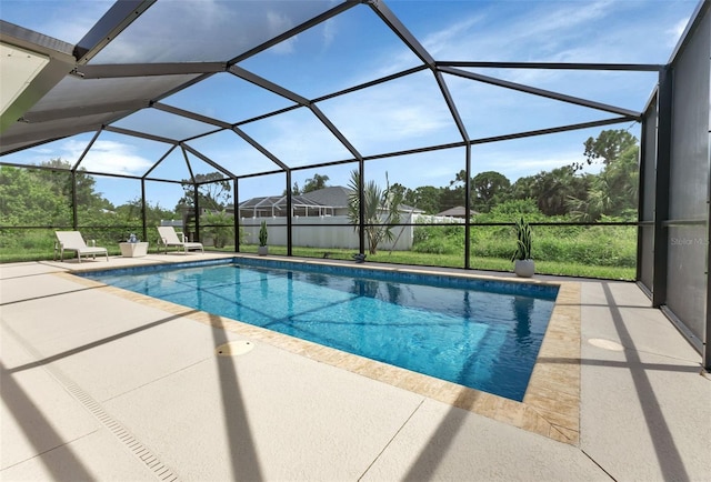 7664 Meroni Blvd, North Port, FL 34291 - outdoor pool with a patio area and a lanai