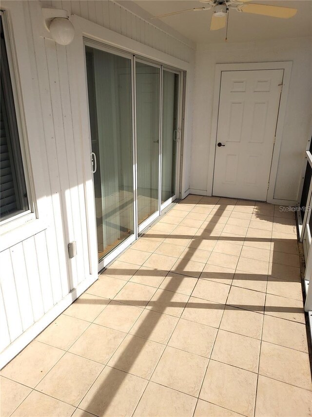 150 Harborside Ave Unit 124, Punta Gorda, FL 33950 - balcony with a ceiling fan
