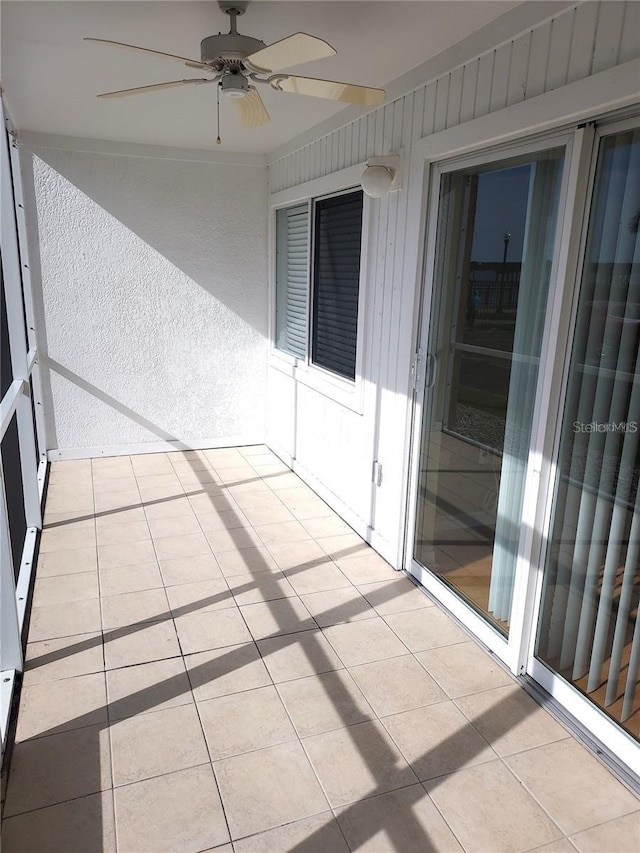 150 Harborside Ave Unit 124, Punta Gorda, FL 33950 - balcony with ceiling fan