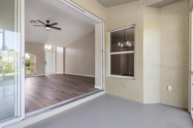 2381 Sheila Ln, North Port, FL 34286 - view of patio / terrace with a ceiling fan