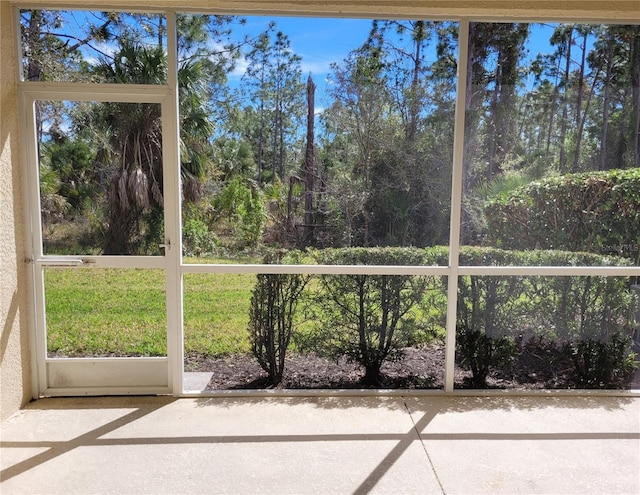 1271 Jonah Dr, North Port, FL 34289 - view of unfurnished sunroom