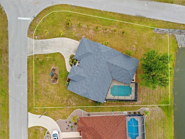 1 Sportsman Way, Rotonda West, FL 33947 - bird's eye view of a pool area