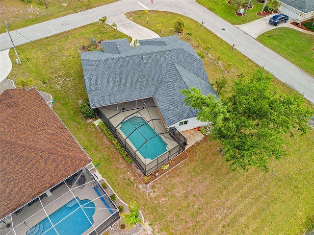 1 Sportsman Way, Rotonda West, FL 33947 - aerial view of property and surrounding area featuring a pool