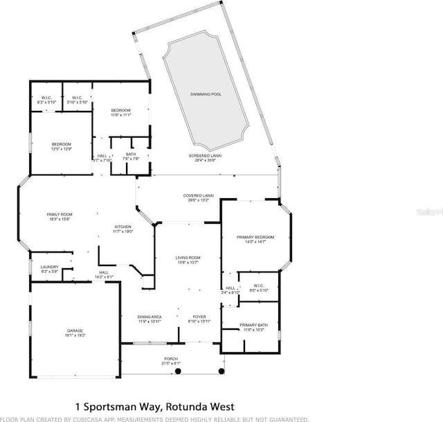 1 Sportsman Way, Rotonda West, FL 33947 - property floor plan