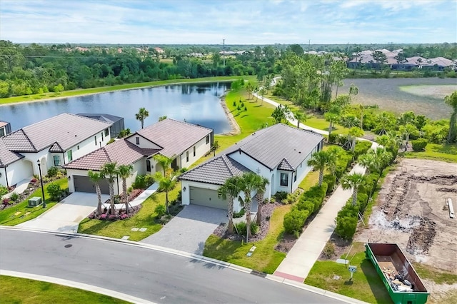 281 Potenza Loop, Nokomis, FL 34275 - aerial view of residential area with a nearby body of water