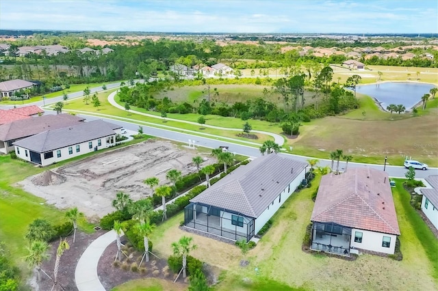 281 Potenza Loop, Nokomis, FL 34275 - aerial perspective of suburban area with a large body of water