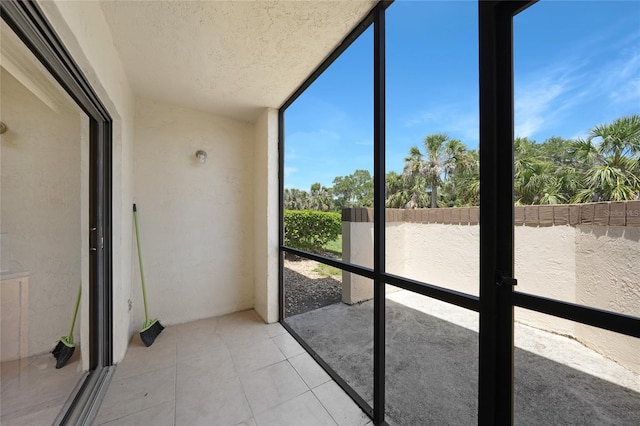 19505 Quesada Ave Unit M104, Port Charlotte, FL 33948 - view of unfurnished sunroom