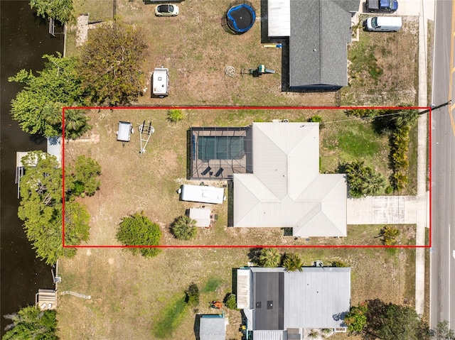 2008 Pellam Blvd, Port Charlotte, FL 33948 - aerial overview of property's location featuring property parcel outlined