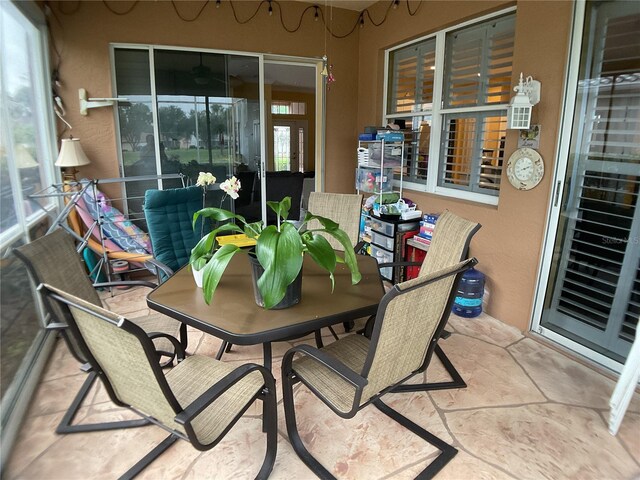 1961 Palo Duro Blvd, North Fort Myers, FL 33917 - sunroom featuring outdoor dining area