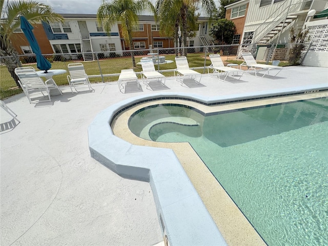 4158 Tamiami Trl Unit A5, Port Charlotte, FL 33952 - view of pool featuring a patio and a swimming pool