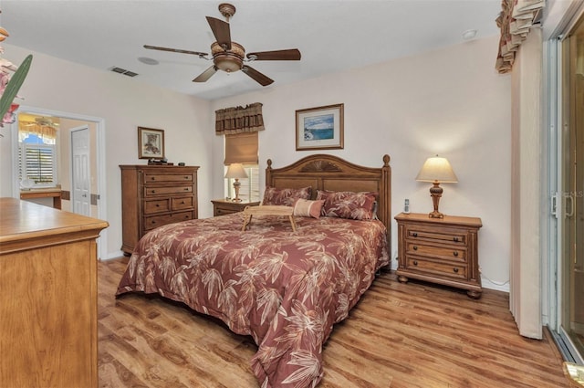 24371 Folkstone Ave, Punta Gorda, FL 33980 - bedroom featuring light wood finished floors and a ceiling fan