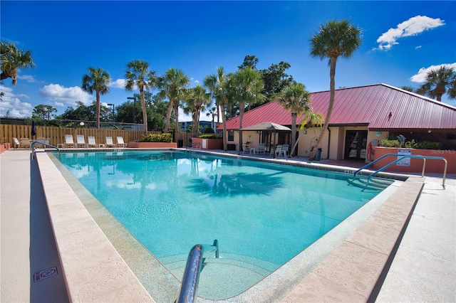 3006 Caring Way Unit 615, Port Charlotte, FL 33952 - community pool featuring french doors and a patio area