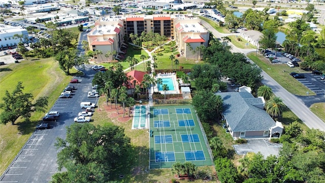 3006 Caring Way Unit 615, Port Charlotte, FL 33952 - aerial overview of property's location with a pool area
