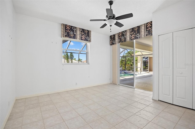 2719 Mayaguana Ct, Punta Gorda, FL 33950 - spare room featuring ceiling fan and baseboards