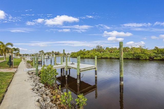 19246 Moore Haven Ct, Port Charlotte, FL 33948 - dock featuring a water view