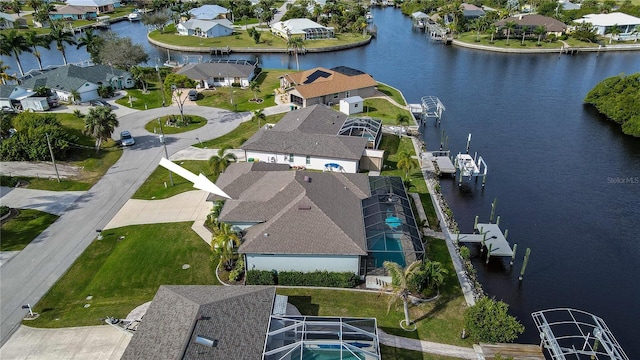19246 Moore Haven Ct, Port Charlotte, FL 33948 - aerial perspective of suburban area featuring a nearby body of water