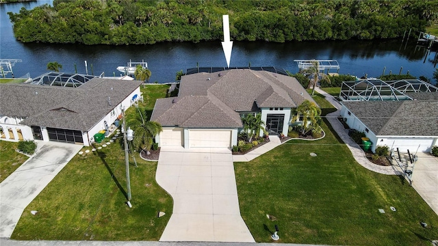 19246 Moore Haven Ct, Port Charlotte, FL 33948 - aerial view of property and surrounding area featuring a nearby body of water