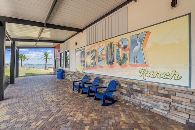 17620 Winding Wood Ln, Punta Gorda, FL 33982 - garage with a water view