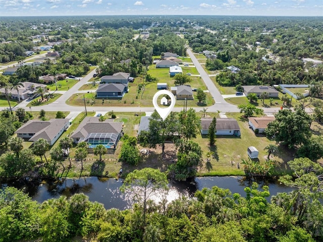 485 Dorchester St, Port Charlotte, FL 33954 - aerial view of residential area with a nearby body of water