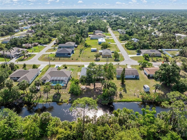 485 Dorchester St, Port Charlotte, FL 33954 - aerial perspective of suburban area with a large body of water