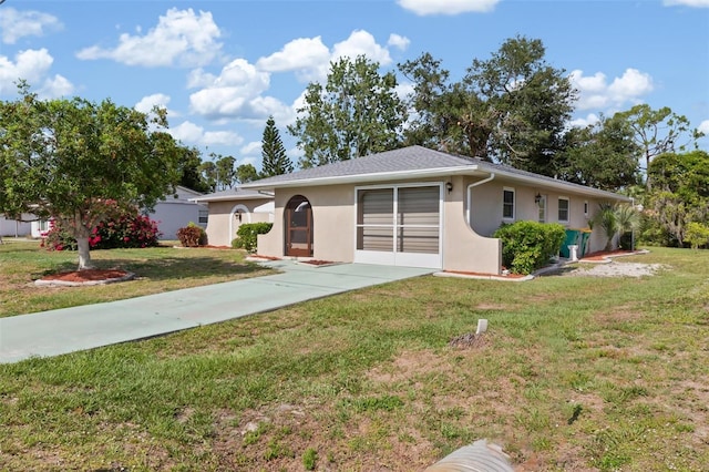 485 Dorchester St, Port Charlotte, FL 33954 - single story home featuring stucco siding and a front yard