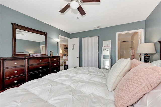 25100 Sandhill Blvd Unit F-203, Punta Gorda, FL 33983 - bedroom featuring a ceiling fan