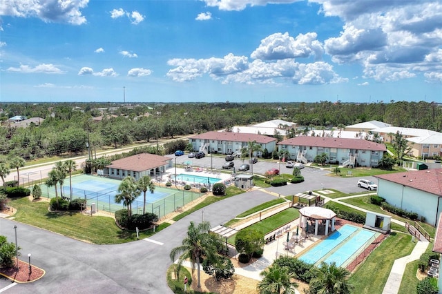 25100 Sandhill Blvd Unit F-203, Punta Gorda, FL 33983 - aerial view of a pool area