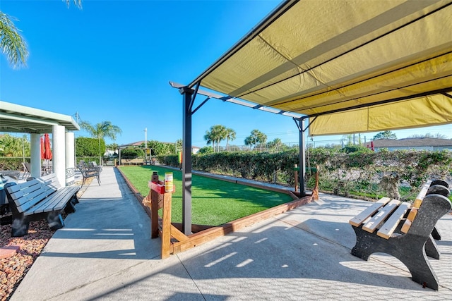 25100 Sandhill Blvd Unit F-203, Punta Gorda, FL 33983 - surrounding community with a bocce ball area