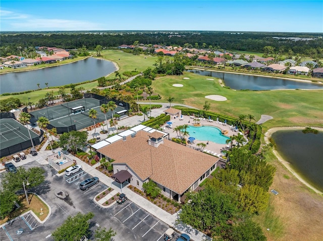 5461 White Ibis Dr, North Port, FL 34287 - view of property location with a golf course, a nearby body of water, and nearby suburban area
