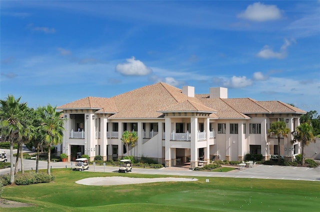 5461 White Ibis Dr, North Port, FL 34287 - surrounding community with a yard and golf course view