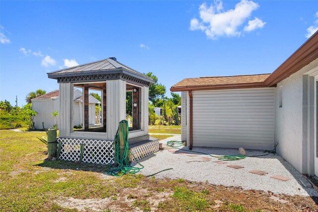 10517 Greenway Ave, Englewood, FL 34224 - exterior space with a gazebo