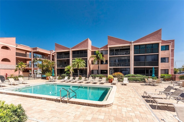 3160 Matecumbe Key Rd Unit 238, Punta Gorda, FL 33955 - community pool with a patio area