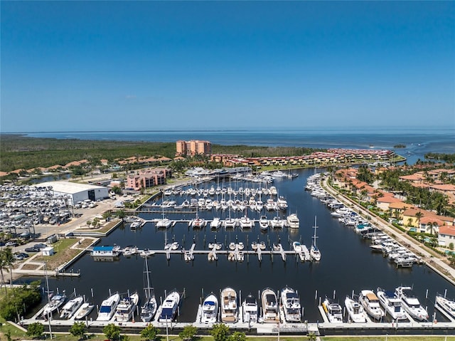 3160 Matecumbe Key Rd Unit 238, Punta Gorda, FL 33955 - drone / aerial view of a marina and a large body of water