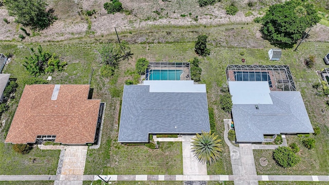 2193 Beacon Dr, Port Charlotte, FL 33952 - aerial view of property and surrounding area with a pool area