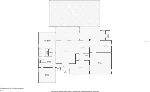 2193 Beacon Dr, Port Charlotte, FL 33952 - room layout