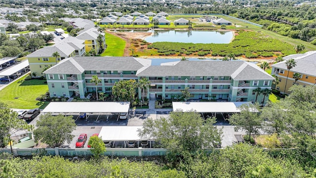 2160 Heron Lake Dr Unit 201, Punta Gorda, FL 33983 - aerial view of residential area with a nearby body of water