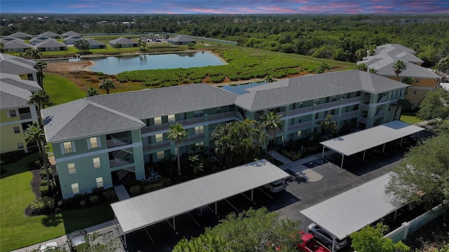 2160 Heron Lake Dr Unit 201, Punta Gorda, FL 33983 - drone / aerial view of a nearby body of water