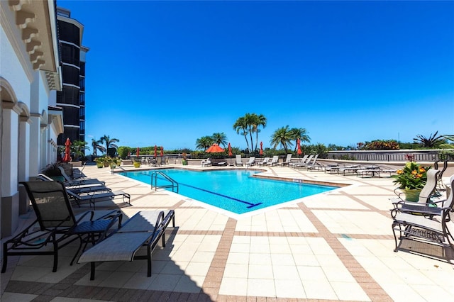 3329 Sunset Key Cir Unit 107, Punta Gorda, FL 33955 - community pool featuring a patio area