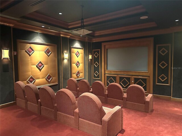 3329 Sunset Key Cir Unit 107, Punta Gorda, FL 33955 - cinema room featuring carpet floors