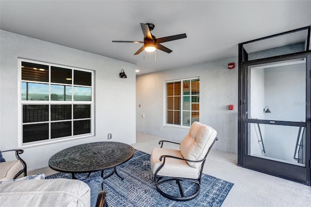 14267 Heritage Landing Blvd Unit 1223, Punta Gorda, FL 33955 - view of patio with a ceiling fan