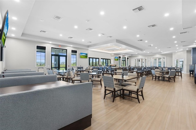 14267 Heritage Landing Blvd Unit 1223, Punta Gorda, FL 33955 - dining room featuring light wood-style floors and recessed lighting