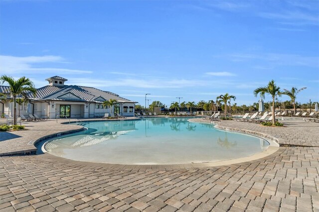14267 Heritage Landing Blvd Unit 1223, Punta Gorda, FL 33955 - community pool with a patio