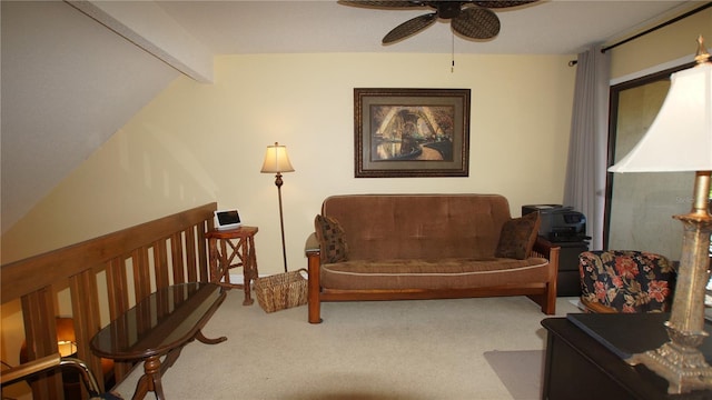 925 Fenton Ln Unit 11, Lakeland, FL 33809 - sitting room with ceiling fan and carpet floors