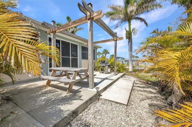 4231 Hollis Ave, Port Charlotte, FL 33953 - view of patio featuring grilling area