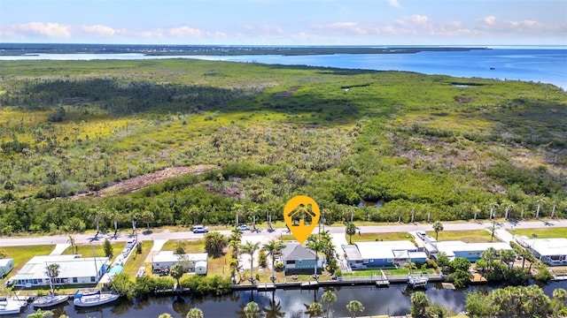 4231 Hollis Ave, Port Charlotte, FL 33953 - drone / aerial view of a nearby body of water