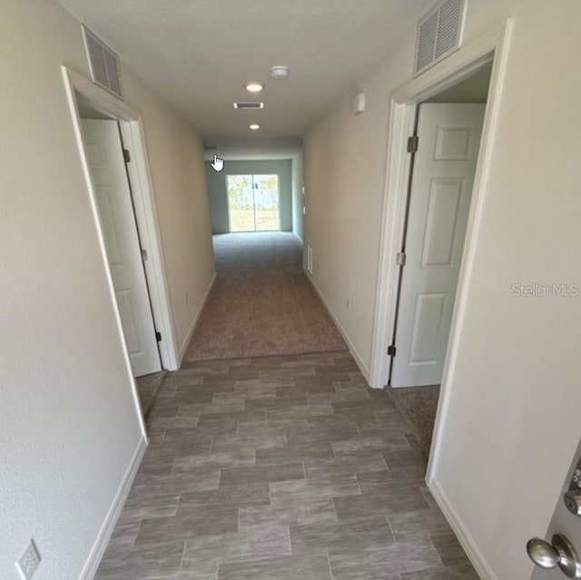 hall with baseboards