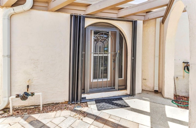 5046 San Rocco Ct, Punta Gorda, FL 33950 - entrance to property featuring stucco siding