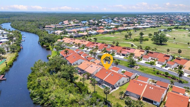 5046 San Rocco Ct, Punta Gorda, FL 33950 - aerial view of residential area with a large body of water